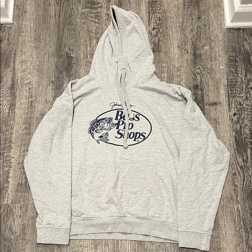 Bass Pro Shops Light Gray Hoodie for Men